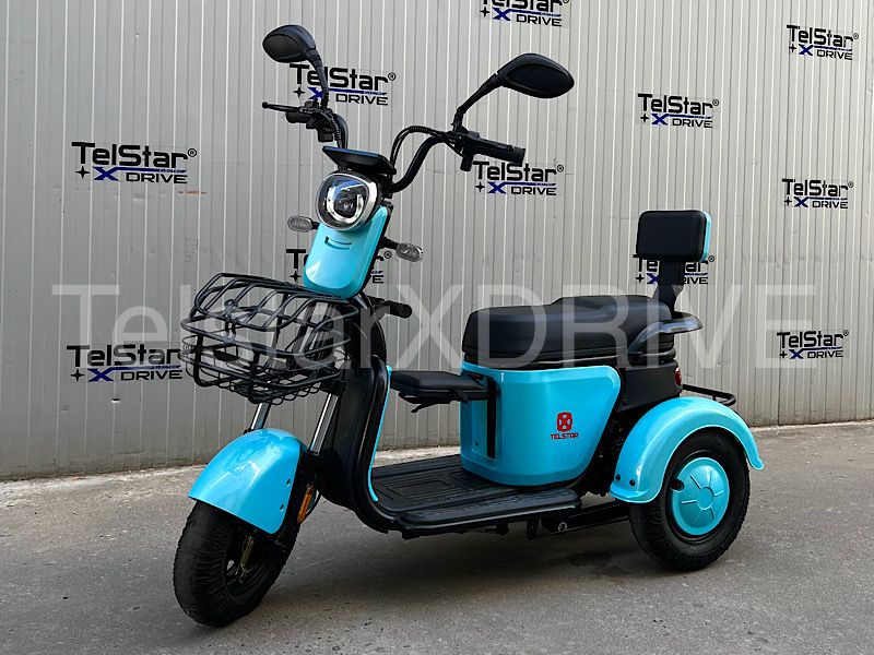 Електрическа триколка 2+1 750.2 NEW ТИП VESPA STYLE 2025