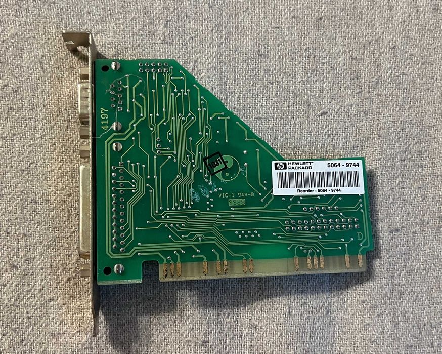 Placa HP PCI cu port serial si paralel TL16C552AFN pentru colectionari
