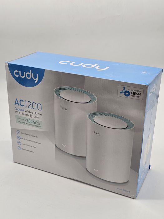 Sistem Wireless Mesh Gigabit CUDY M1300 AC1200, Wi-Fi 5, Dual-Band 300