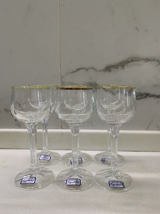 Рюмки  Чехия ,хрусталь богемия