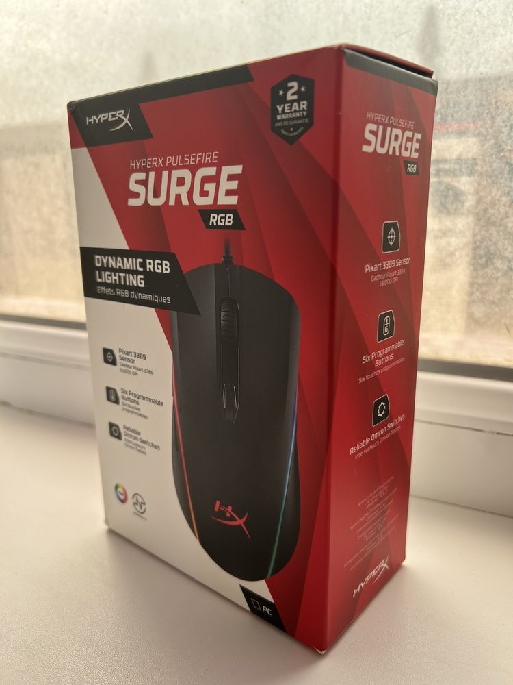 Мышька hyperx pulsefire surge RGB