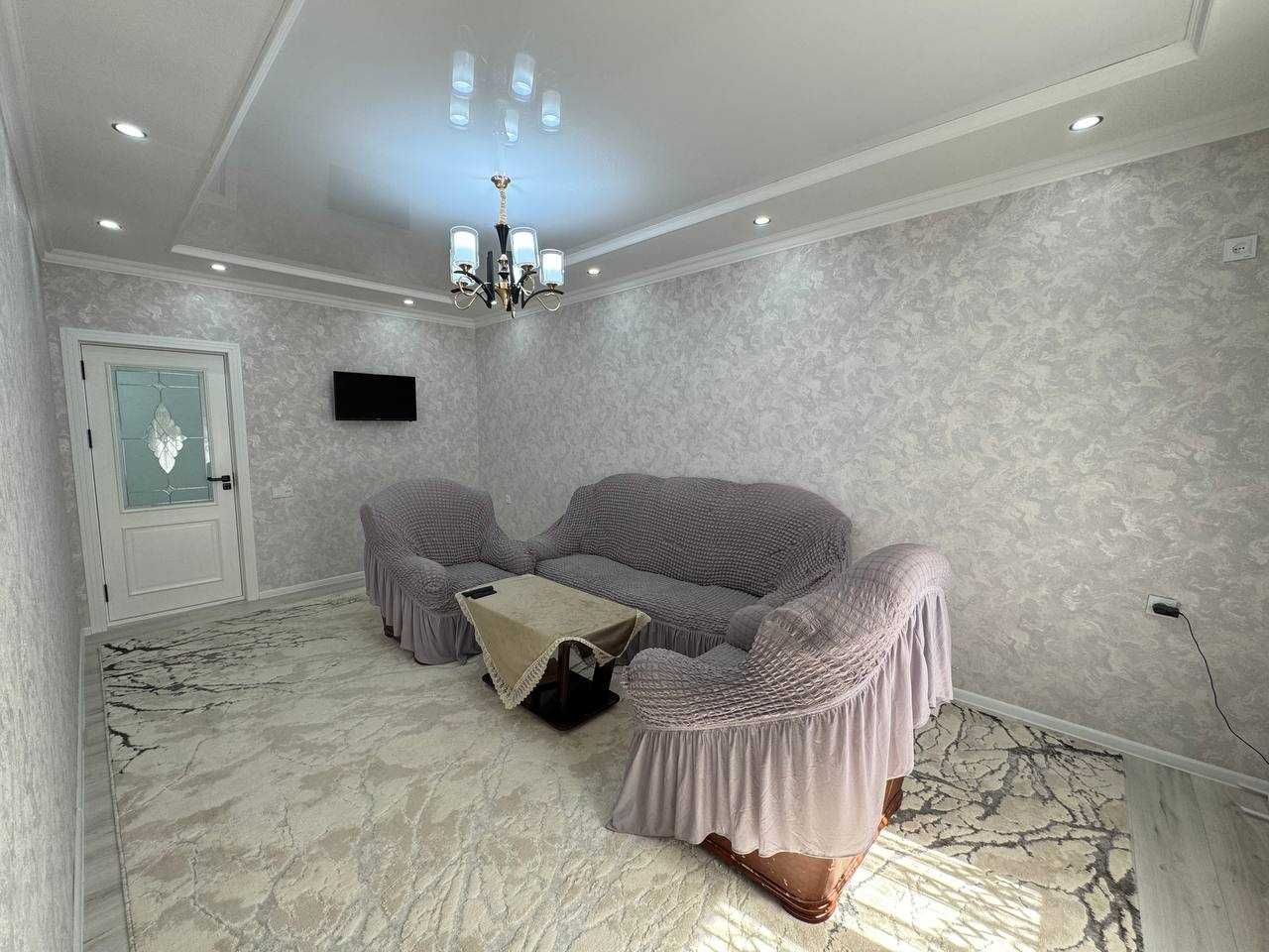 Продам 2х комнатная новостройка в 1-этаж Адрес Саттепо трамвай конечка