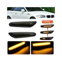 Lampi laterale LED semnalizare transparent sau fumurii compatibile BMW