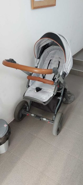 Комбинирана количка Baby Active Mommy 3в1 Grey Stars