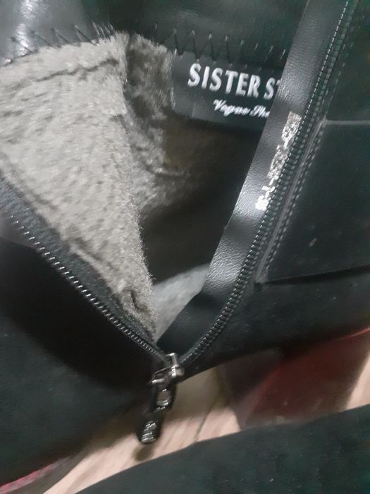 Замшевые зимние сапоги 38 размер