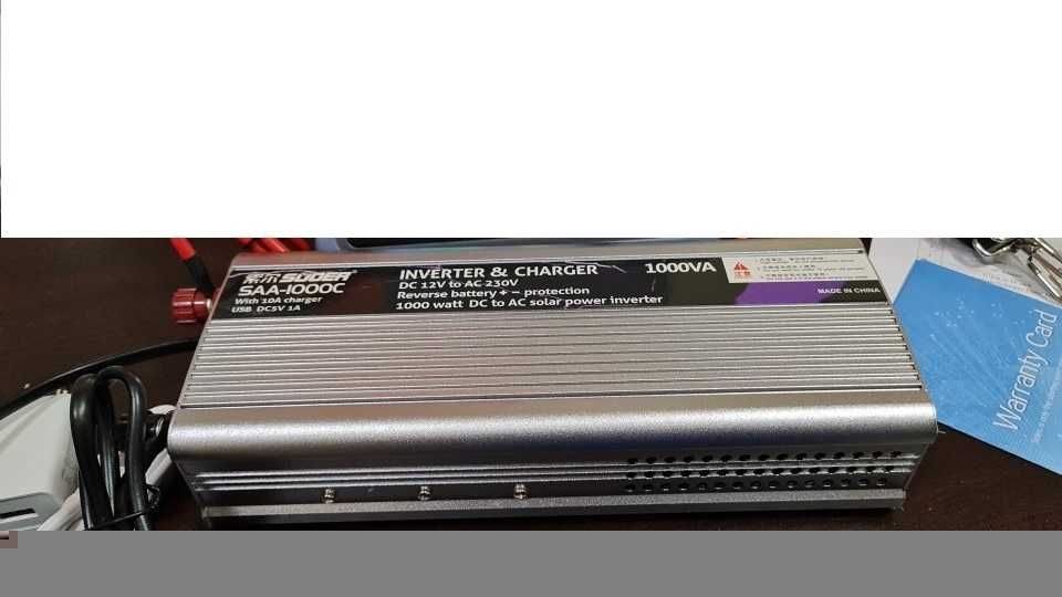 Инвертор с зарядкой 1000 Вт (для котлов)