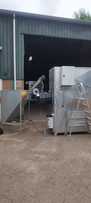 Generator aer cald pe peleți 100kW / 150kW / 200kW – vânzare sau închi