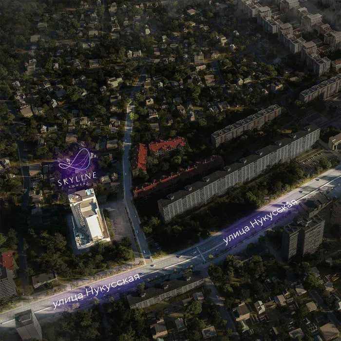 3-комнатная квартира в SKYLINE TOWER — Люкс, Авторский Дизайн