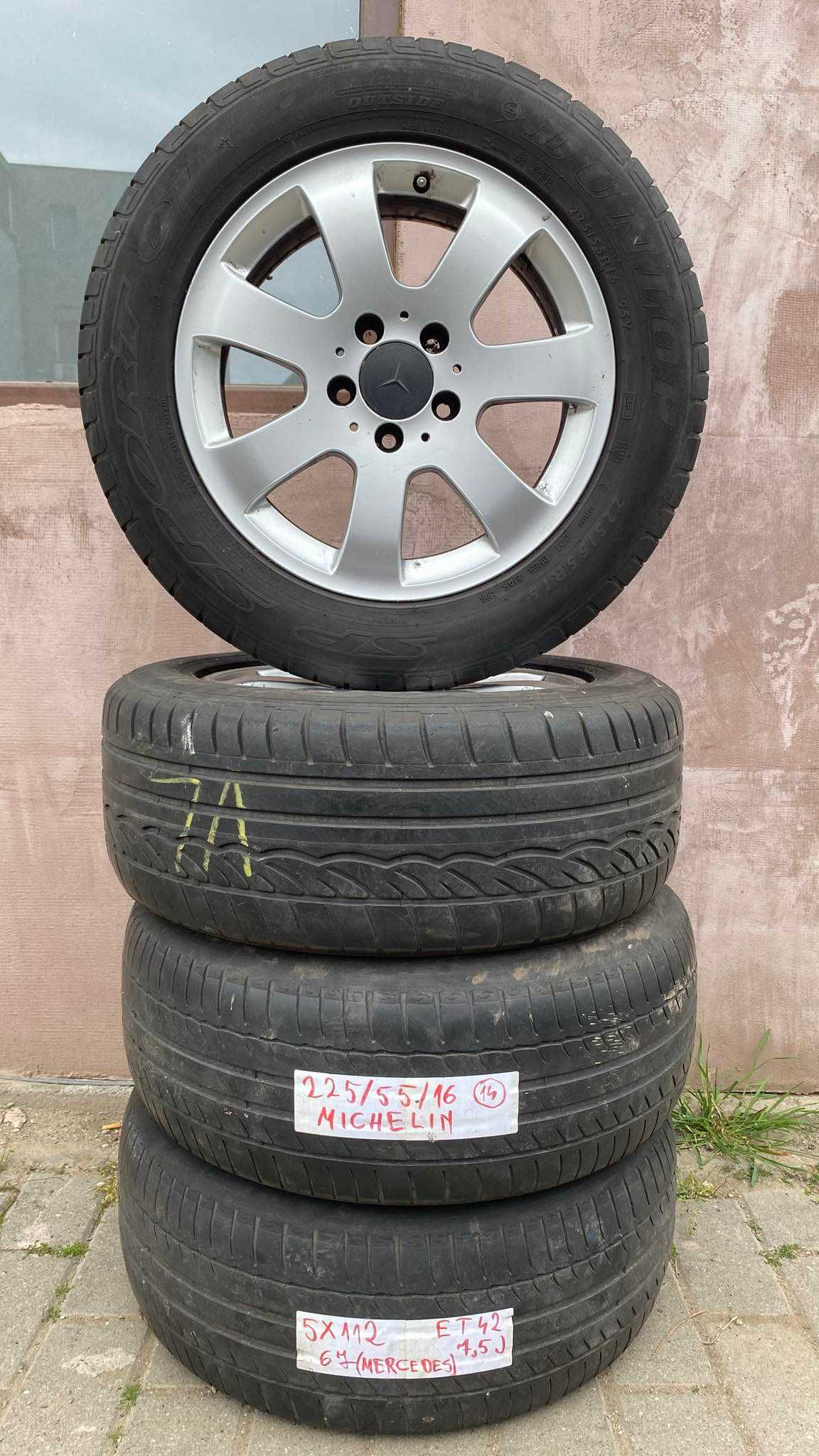 jante originale mercedes 5x112  anv vara 225 55 16