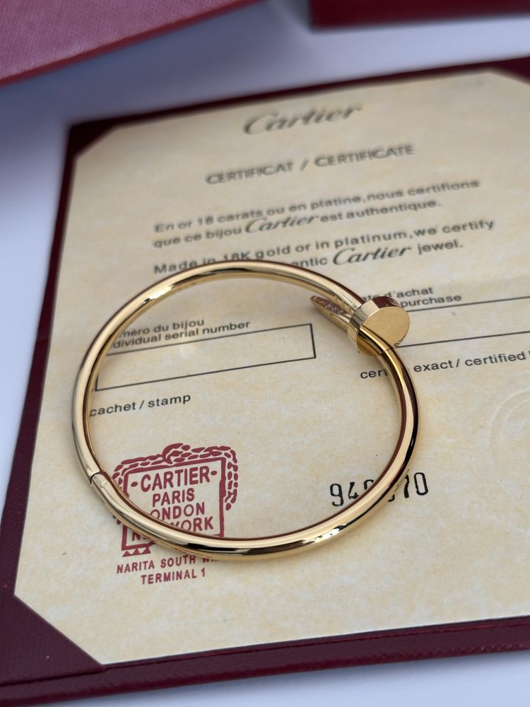 Brățară Cartier Juste un Clou 19 Gold 750 Diamond cu Cutie