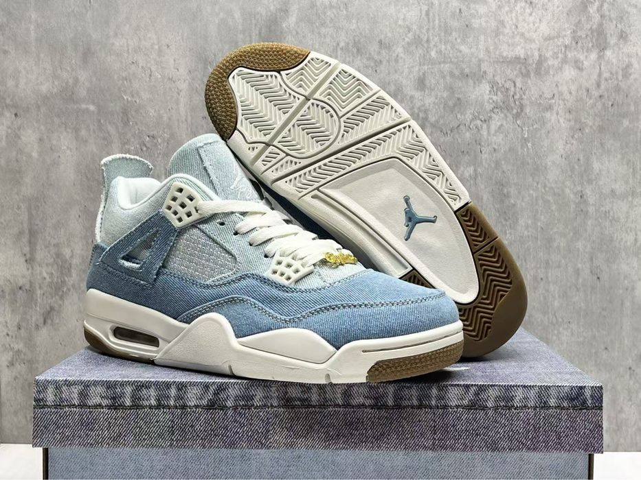 Оригинални мъжки маратонки Nike Air Jordan 4 Retro Worn Blue