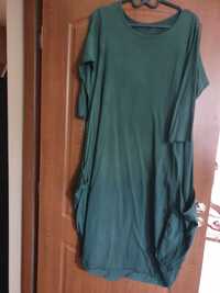 Rochie maxi de culoare verde