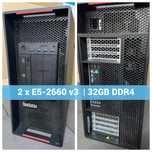 Lenovo P900 2* Xeon E5-2660 v3, 32GB RAM, Quadro K4200, 512GB SSD