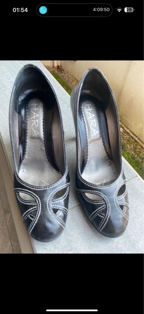 Pantofi piele naturala