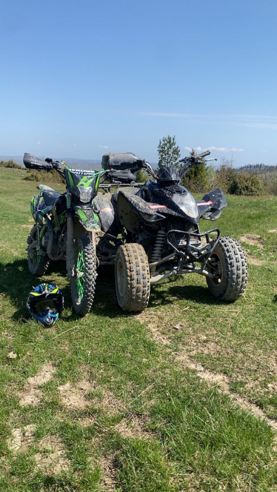 Vând sau schimb motocross kxd hurricane 125cc