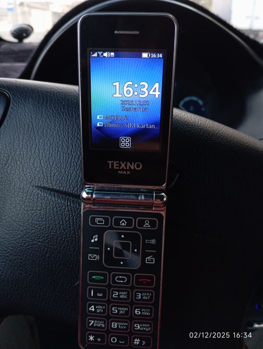 Texno max  hech qanday aybi yoʻq 2 simkarta fleshka ketadi