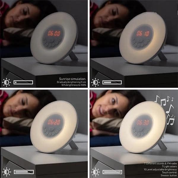 Часовник/будилник с  радио и LED осветление