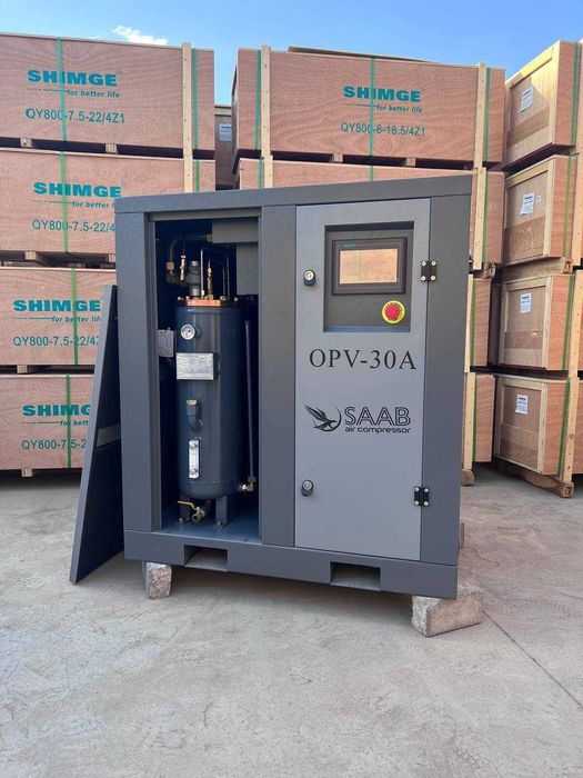 воздушный компрессор , Винтовой компрессор