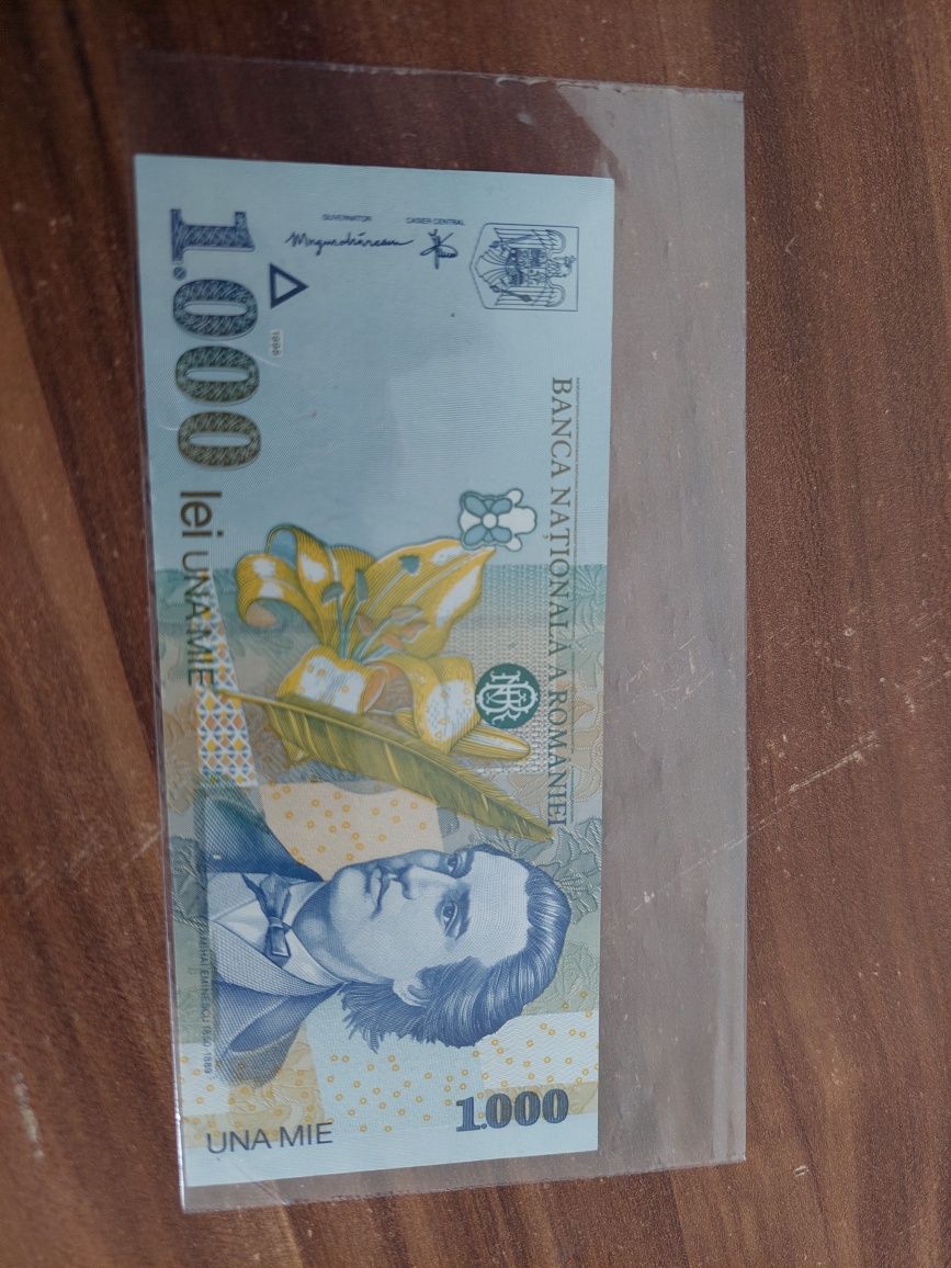 Bancnotă 1000 de lei (an 1998 Serie 001)