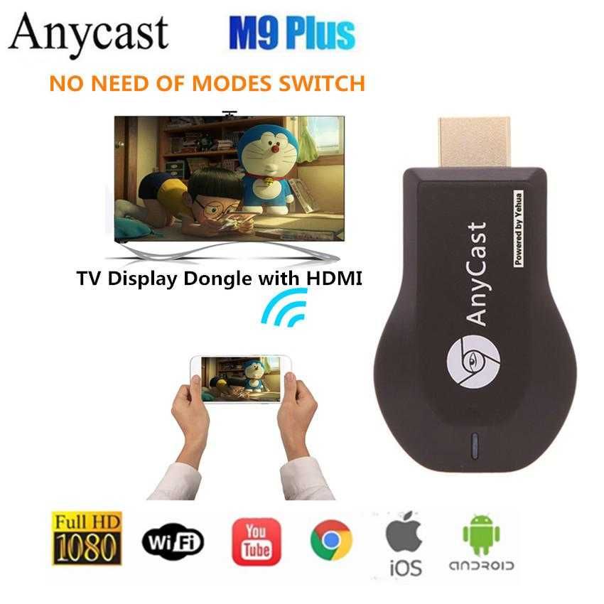 ТВ-приставка AnyCast M9 Plus wifi hdmi адаптер smart tv новый