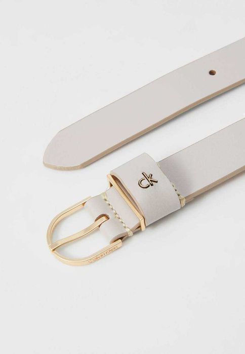 Calvin Klein Оригинален дамски колан естествена кожа  85см НОВ