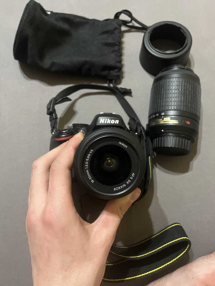 Nikon D5100 два обяктива