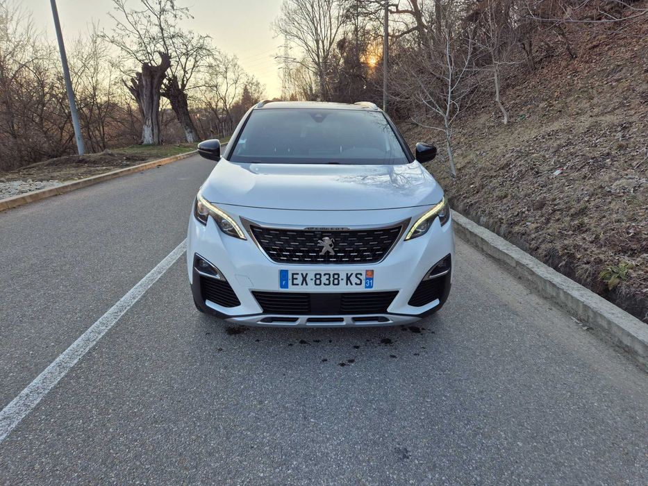 5008 GT LINE-EURO 6, ALB PERLAT ,7 Locuri ,Automat ,2018