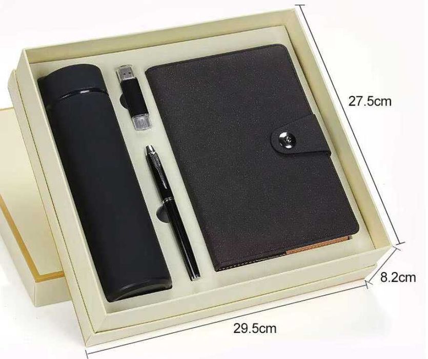 Набор Блокнот Флешка Повербанк Идеальный Подарок Для Бизнес Путешестви