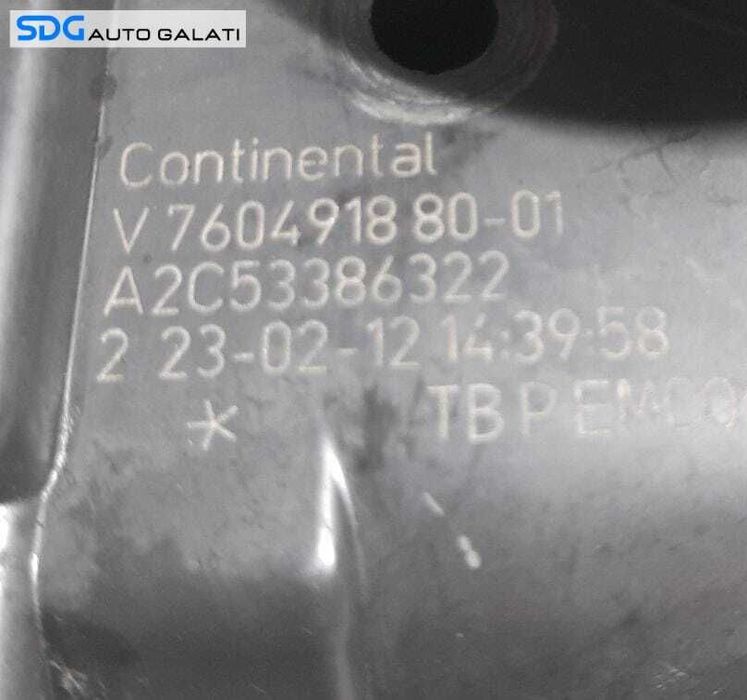 Clapeta Acceleratie Citroen DS3 1.6 B 2009 - 2015 Cod V760491880 V760491880-01 A2C53386322 [N0931]