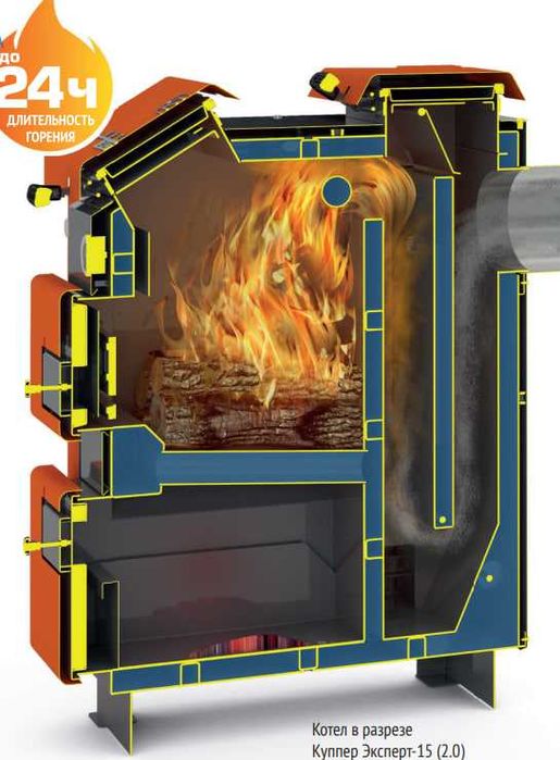 «Teplodar» қаттиқ ёқилғи қозонлари