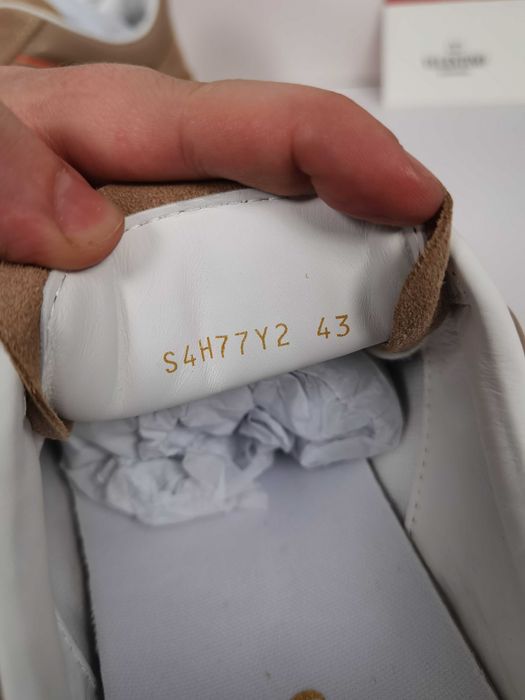 Маратонки Valentino Upvillage Low Top – Естествен Велур и NAPA Кожа