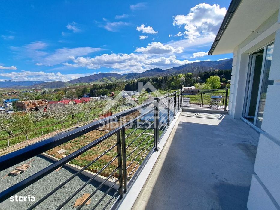 Casa noua cu garaj, terase, teren 600, Sibiu Tocile