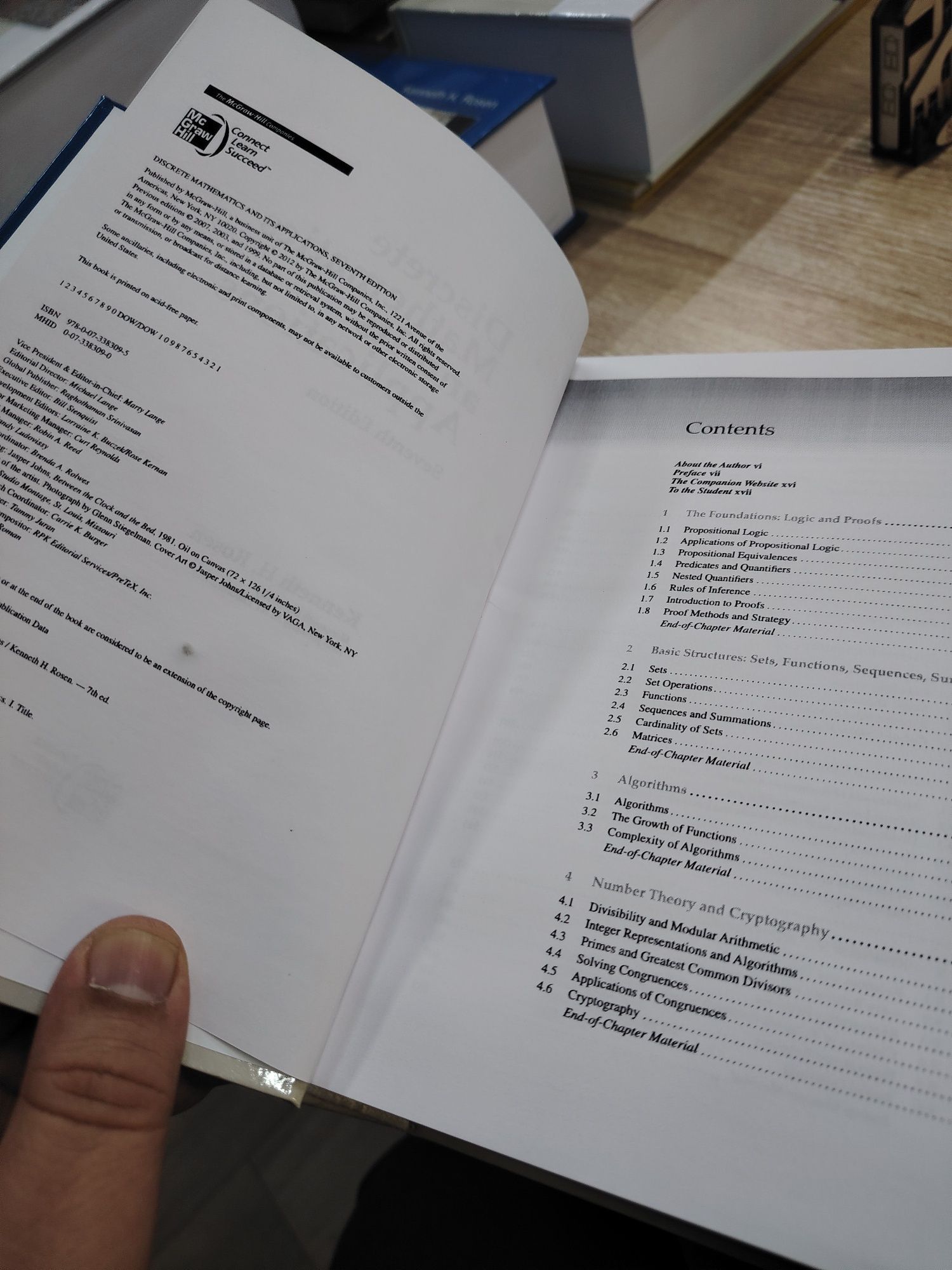 Продаю книгу Kenneth H. Rosen Discrete mathematics and it's applicat