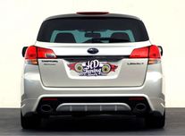 Губа Tommy Kaira на задний бампер Subaru Legacy BR