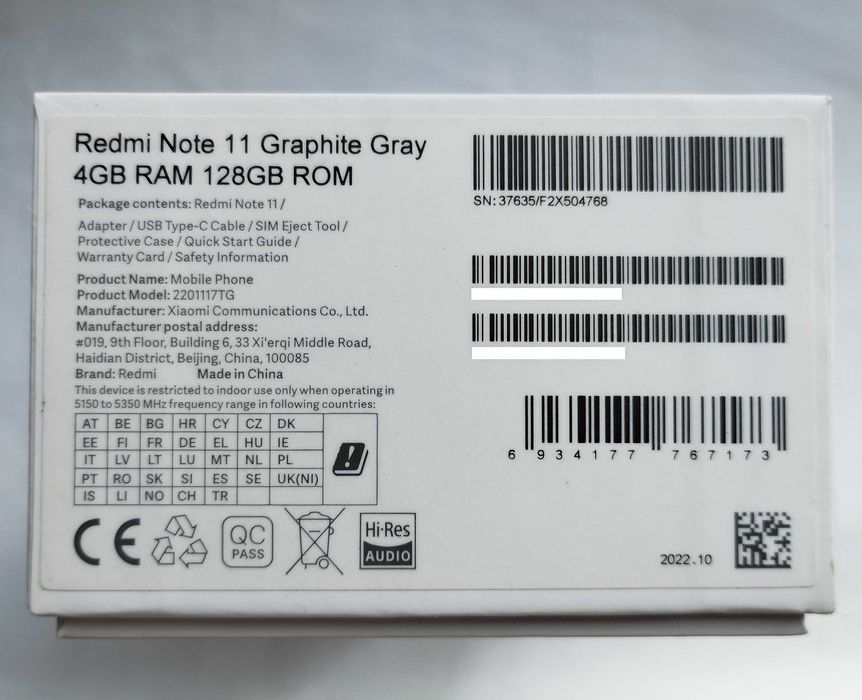 Redmi Note 11  4/128