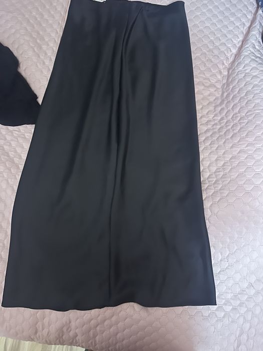 Черна дълга пола Zara
