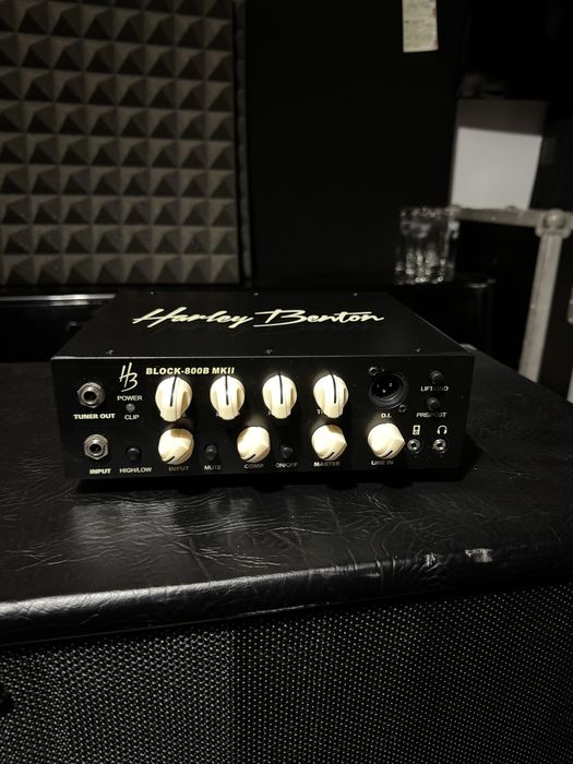 Vând Setup Cabinet Bass Harley Benton – complet