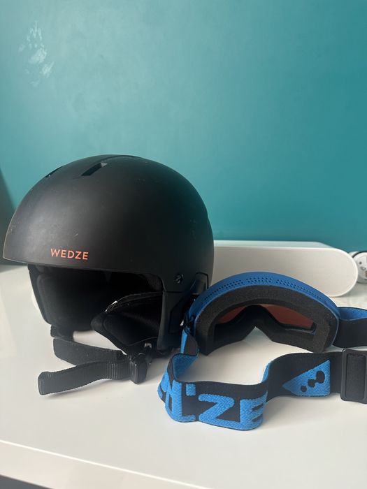 Casca de ski si ochelari wed’ze
