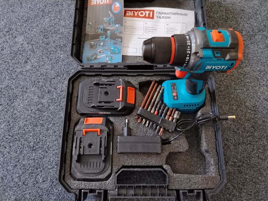 Yangi BIYOTI BYT-CD1016 akkumulyatorli dril - Tezkor narxda