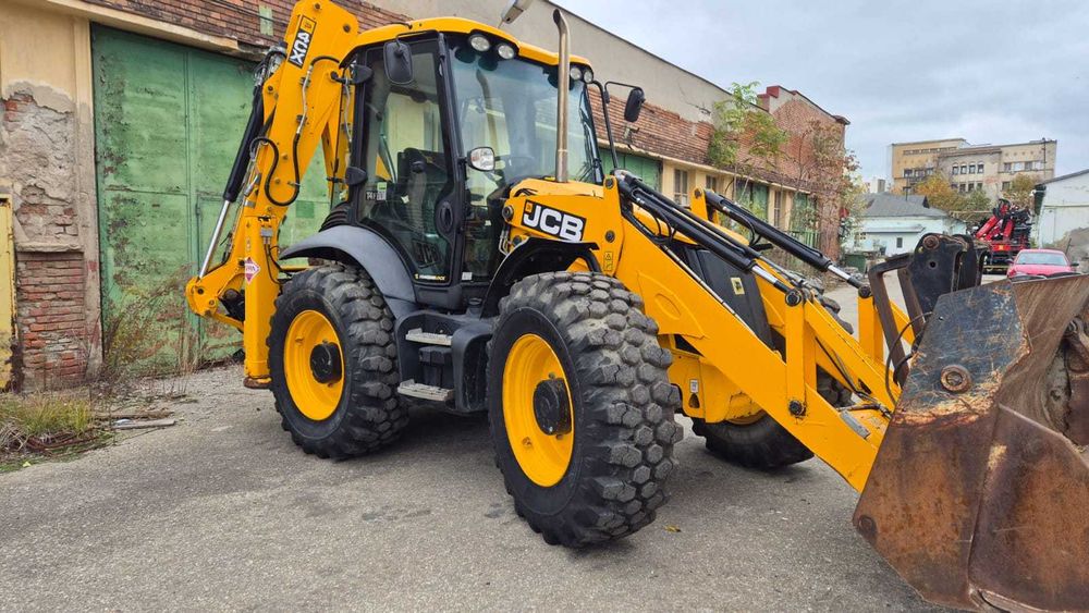 Buldoexcavator JCB 4CX, 2018, 1545H, multiple accesorii