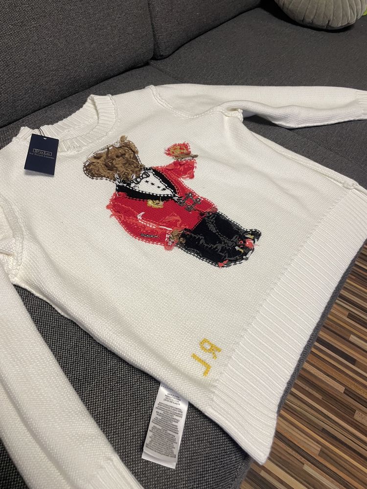Vand Pulover Bluza Sweater Ralph Lauren Big Logo Teddy Bear Nevis