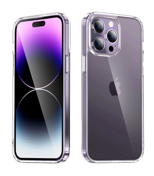 Husa silicon / gel TPU transparenta pentru iPhone 15 Plus , 15 Pro