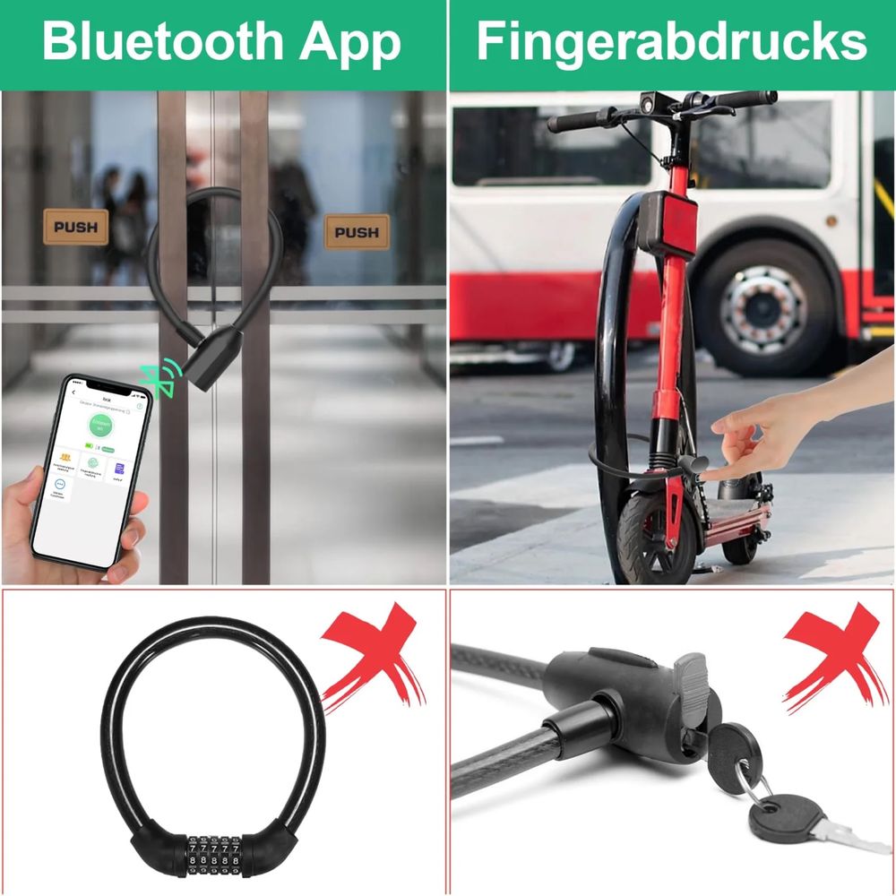 Заключване с пръстов отпечатък, Smart ключалка за колело