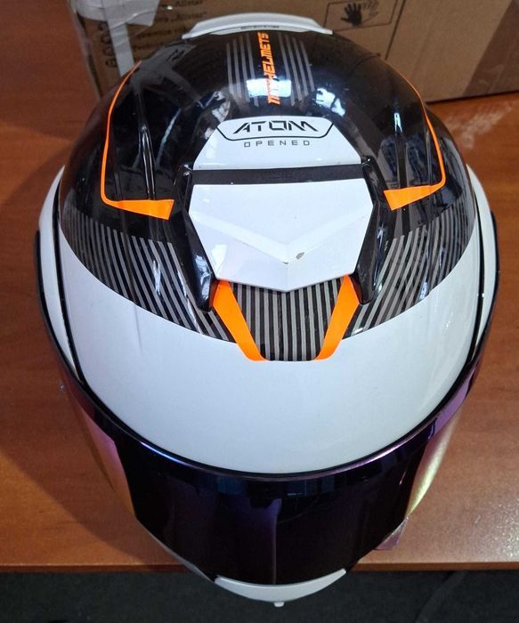 Casca moto MT Helmets, Flip-Up Atom SV Open B5, marime XXL