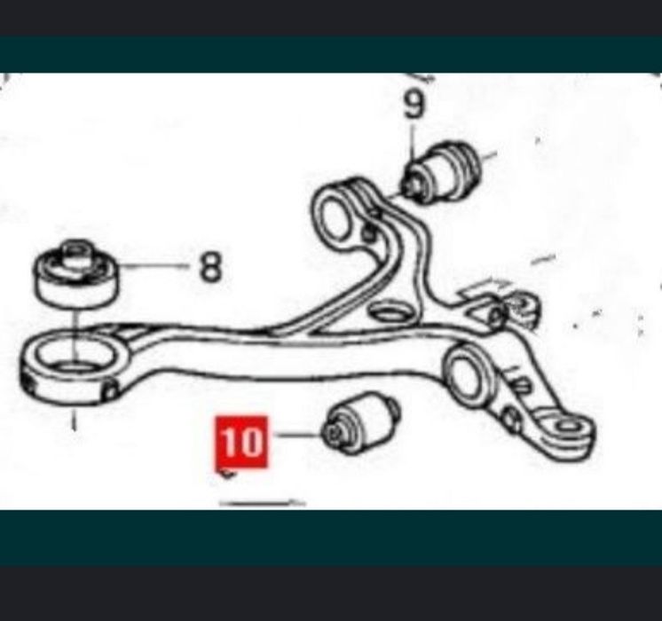 Honda Accord 8 сайленблоки