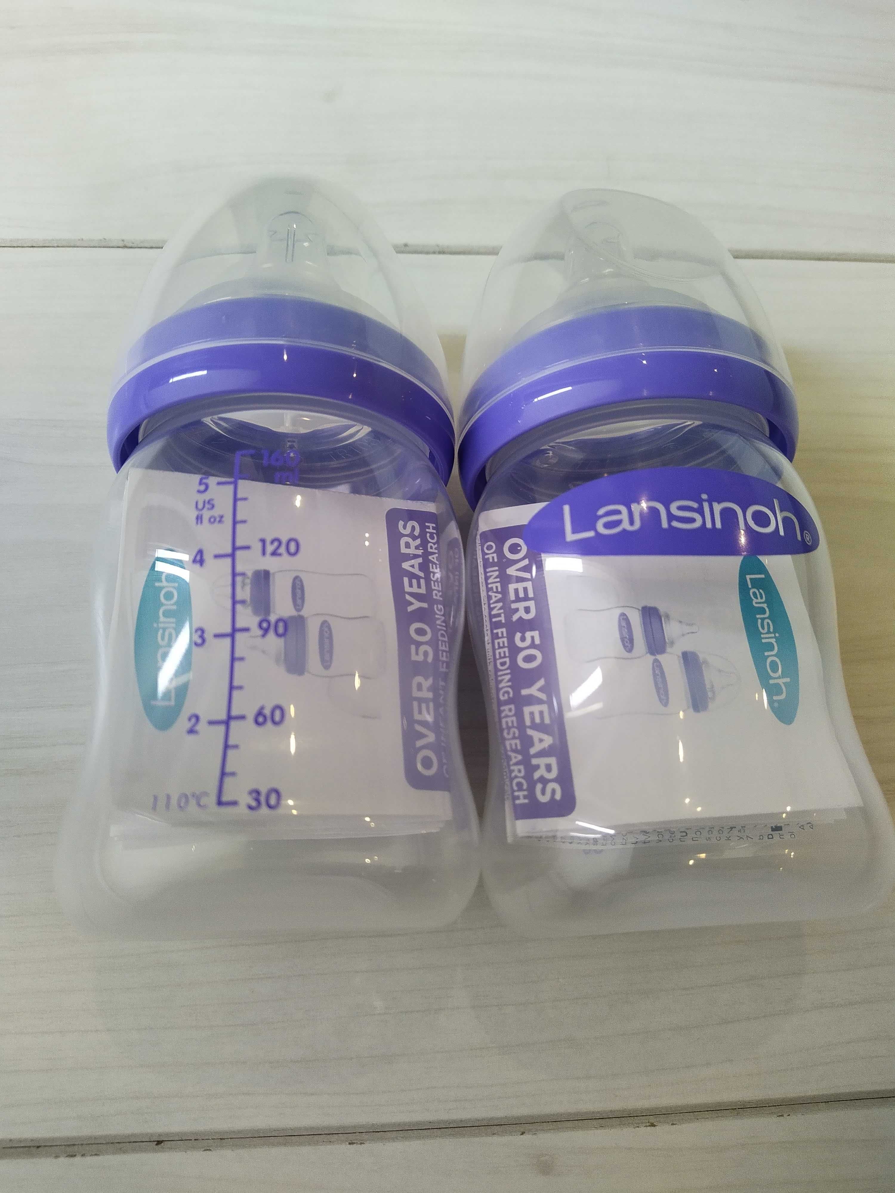 Комплект бебешки шишета Lansinoh NaturalWave 160 ml