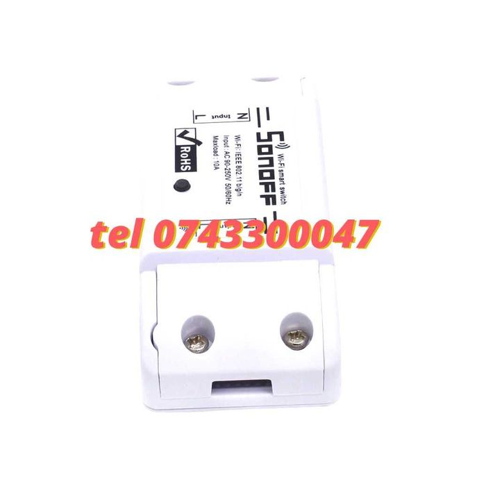 Releuswitch Wifi Sonoff Basic 10a  Functioneaza Cu Alexagoogle Hom