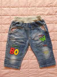 Джинсовые шорты на мальчика 3-4 года, 110 размер