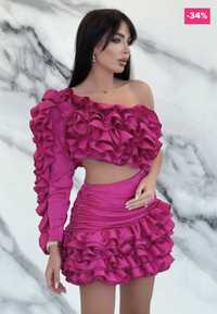 Rochie Bogas roz S