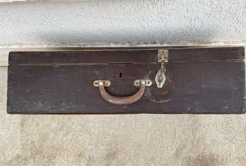 Cufar din lemn masiv 79/48/19 cm
